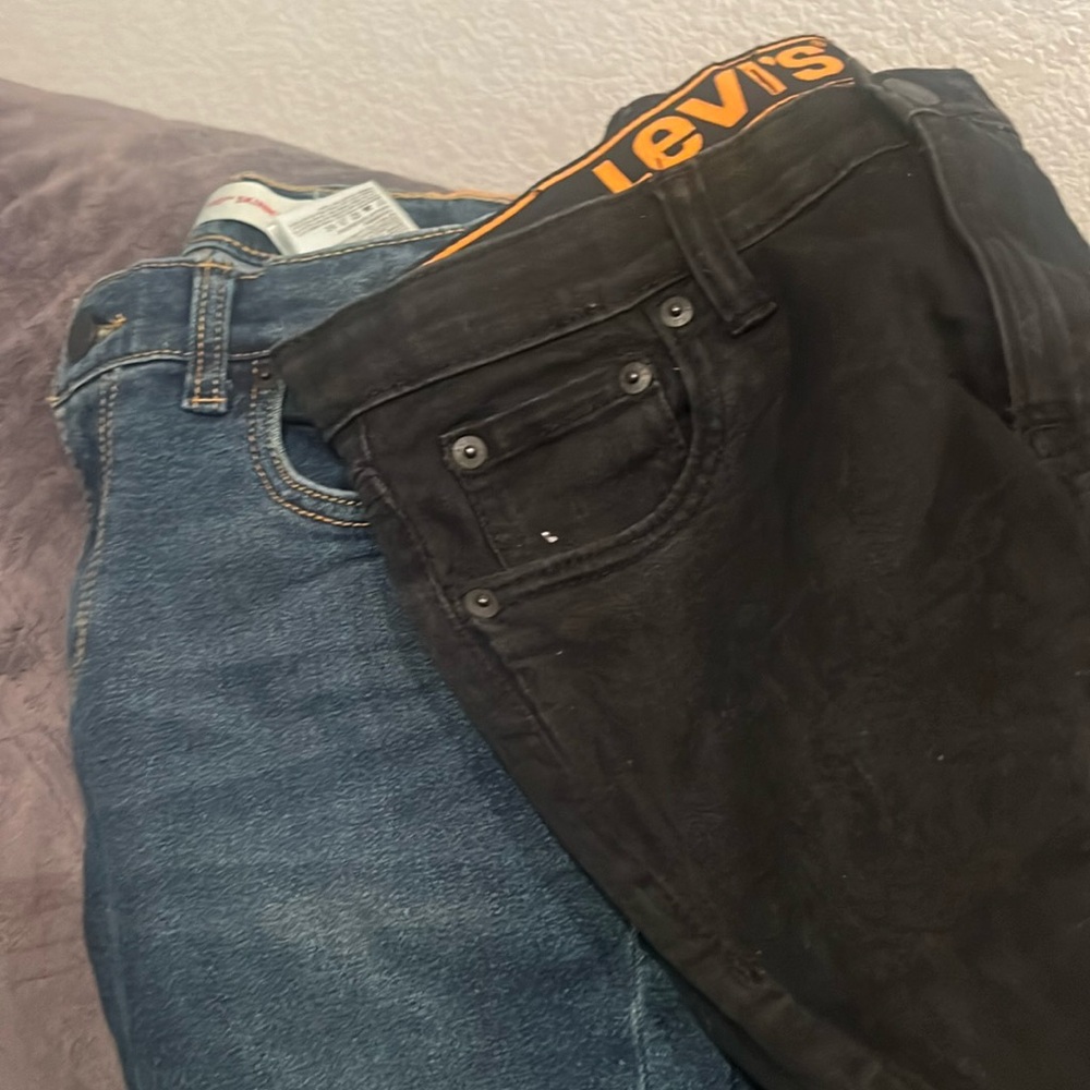 2 pairs of boys Levi’s